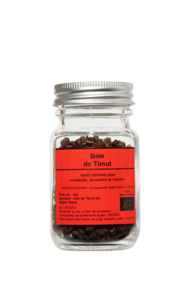 Poivre de Timut Bio - Luberon Gourmet - Vente en ligne d'épices