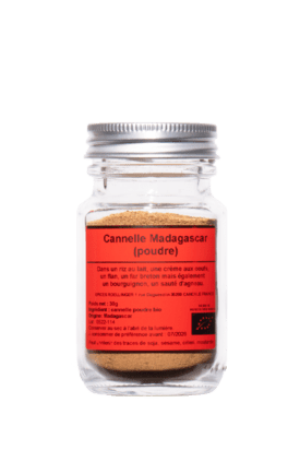 Cannelle poudre de Madagascar - 110 g - Mélodie Gourmande